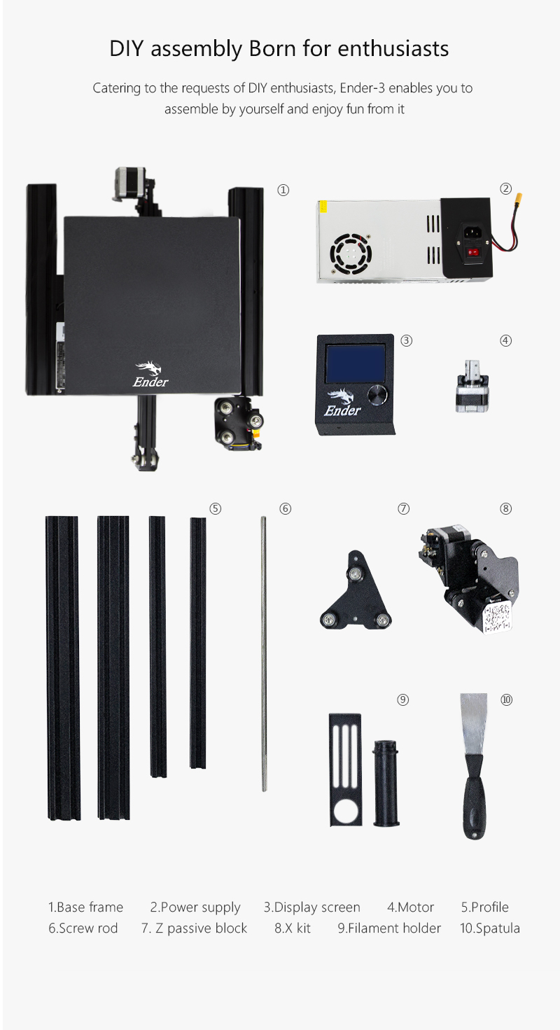 CRIALITY ENDER 3 IMPRIMANTE 3D UK