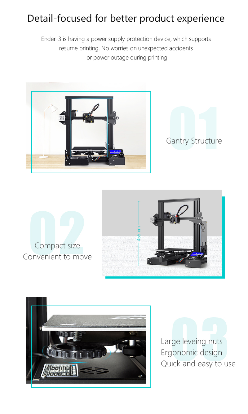 CRIALITY ENDER 3 IMPRIMANTE 3D UK