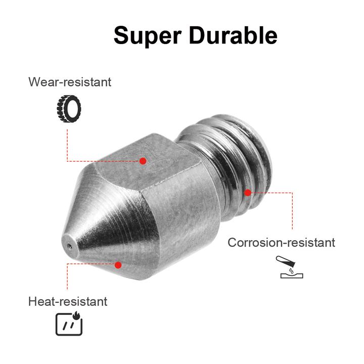 Tungsten Creality 3D Printer Extruder Nozzles For CR/Ender Series