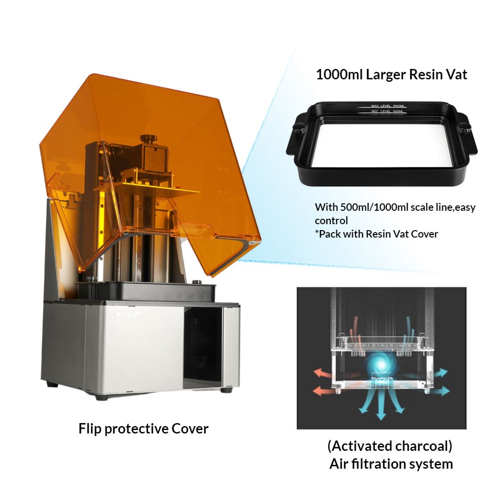 UK Creality Cl-89 Resin 3D Printer 2