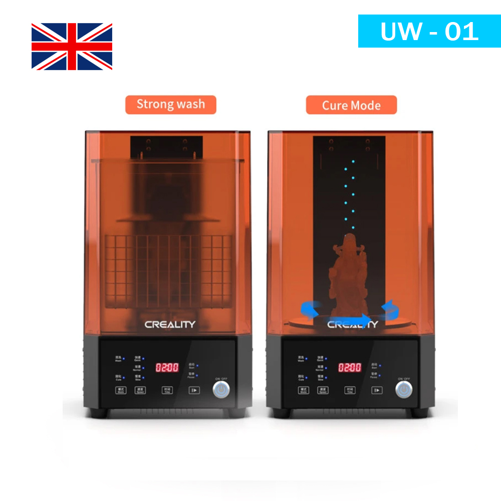 UW-01 Washing/Curing Machine, Creality 3D Printer UK