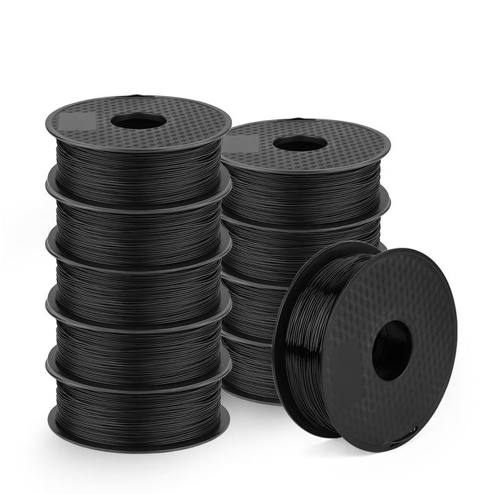 Creality Ender/CR Series 3D Printer PLA Filament Black/White Bundles 10Pack, 1KG/Pack Creality-UK official store