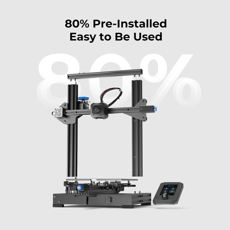 Creality Ender 3V2 with 2KG Ender PLA 3D Printing Filament