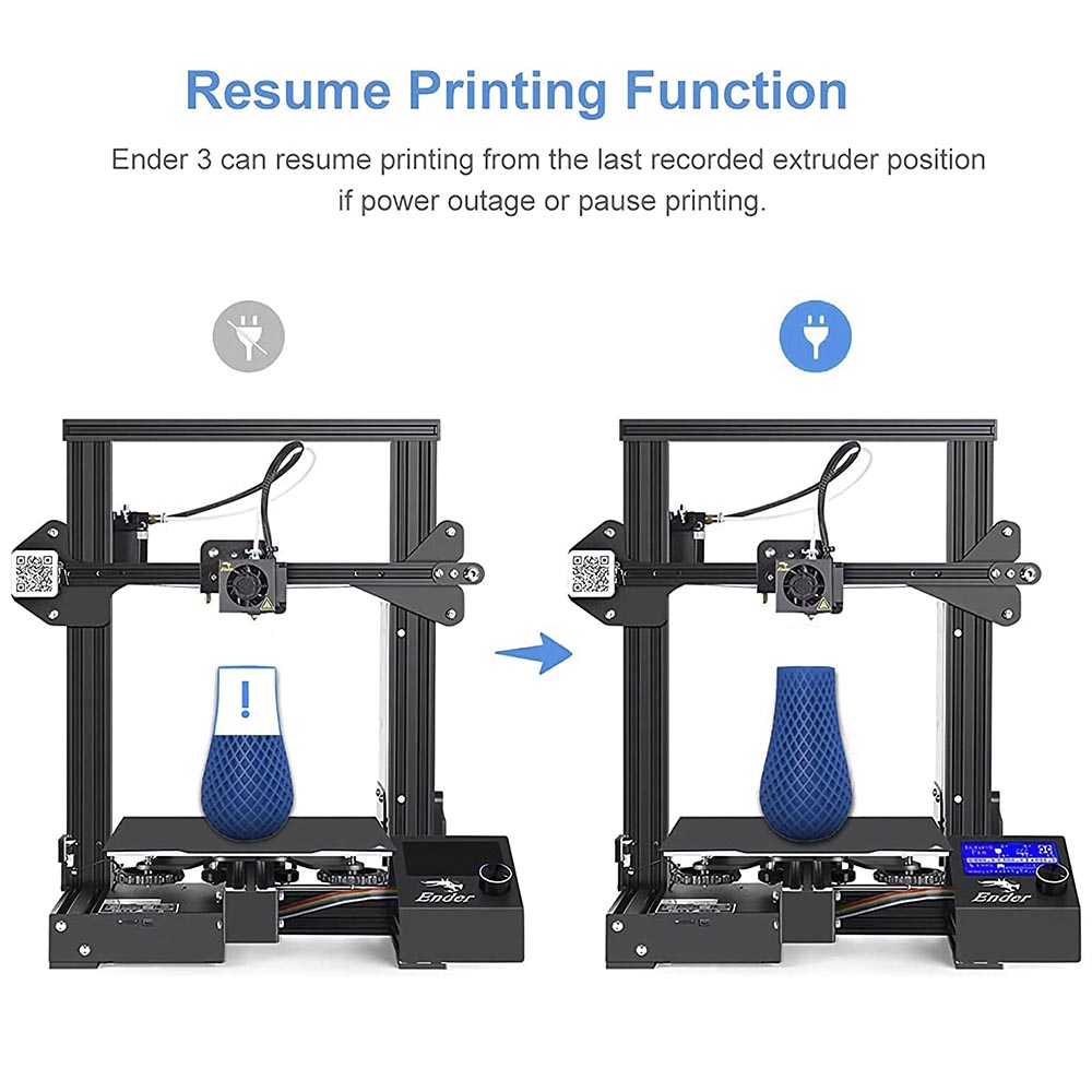 Bedre endnu engang dæk Ender 3 3D Printer UK | Creality Official UK | Creality Ender 3 3D Printer