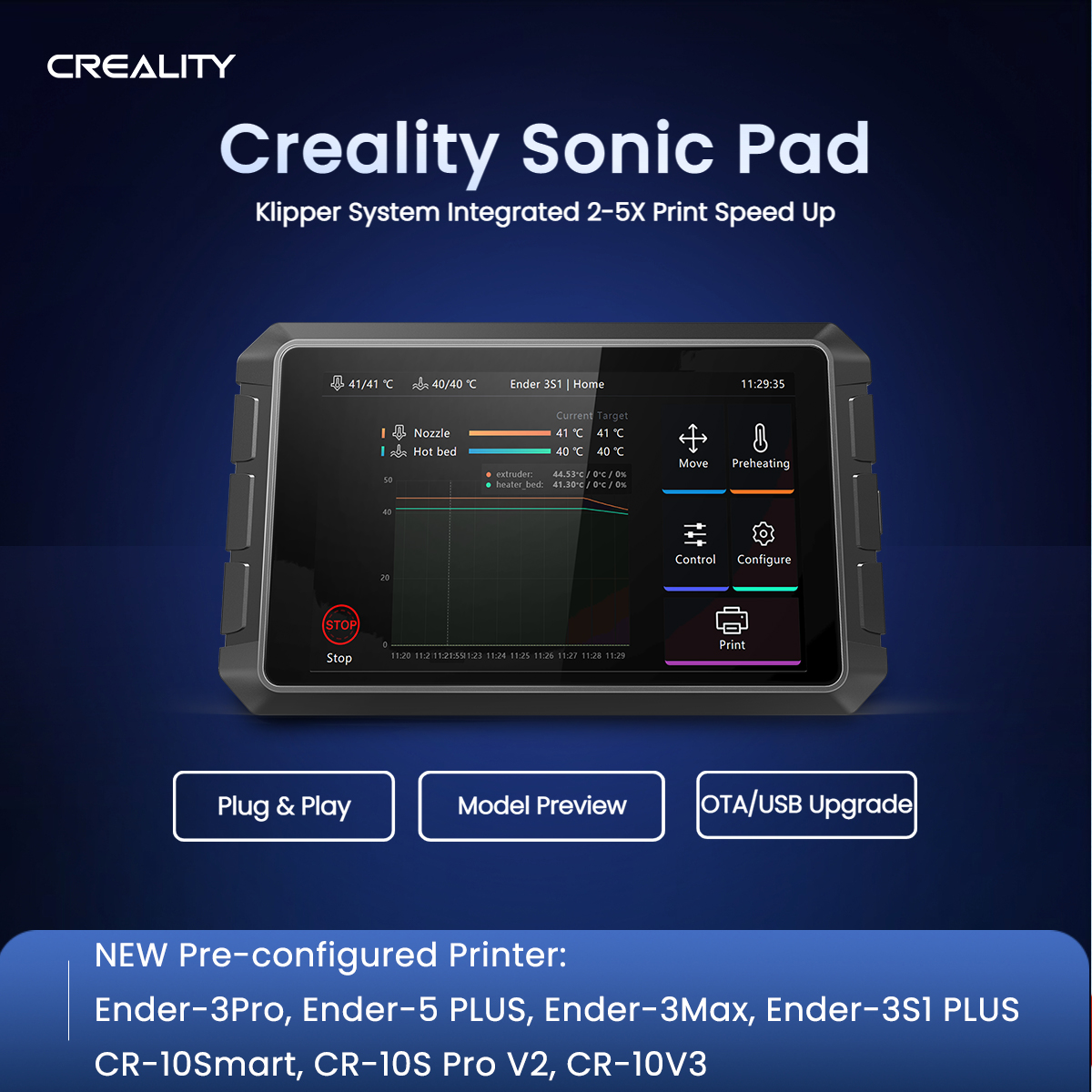 Creality Sonic Pad 3D printer Pad CrealityUK Official Store