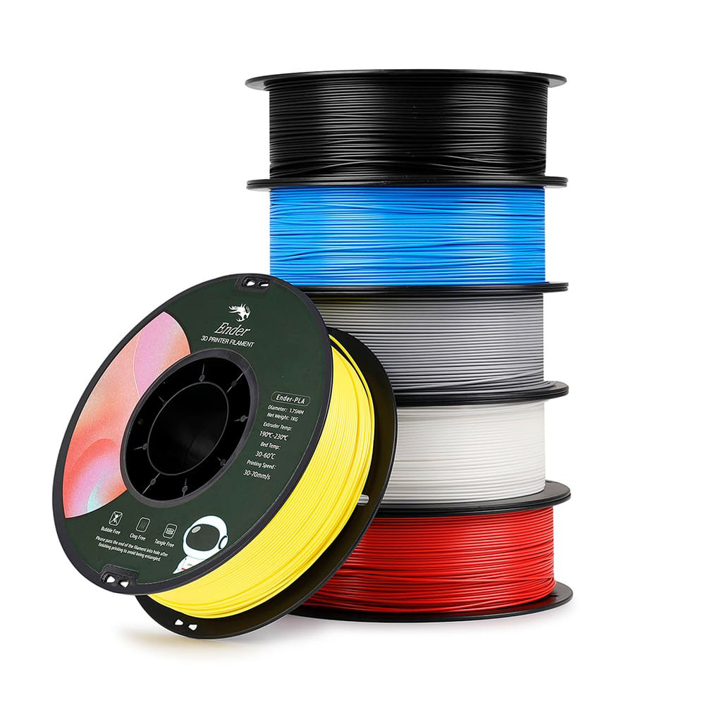 Color Ender PLA Filament 6KG/Packs Mixed Color Bundles