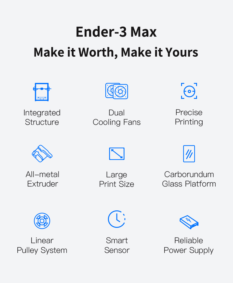 Creality Ender-3 Max 3D Printer,  Ender-3 Max parameter