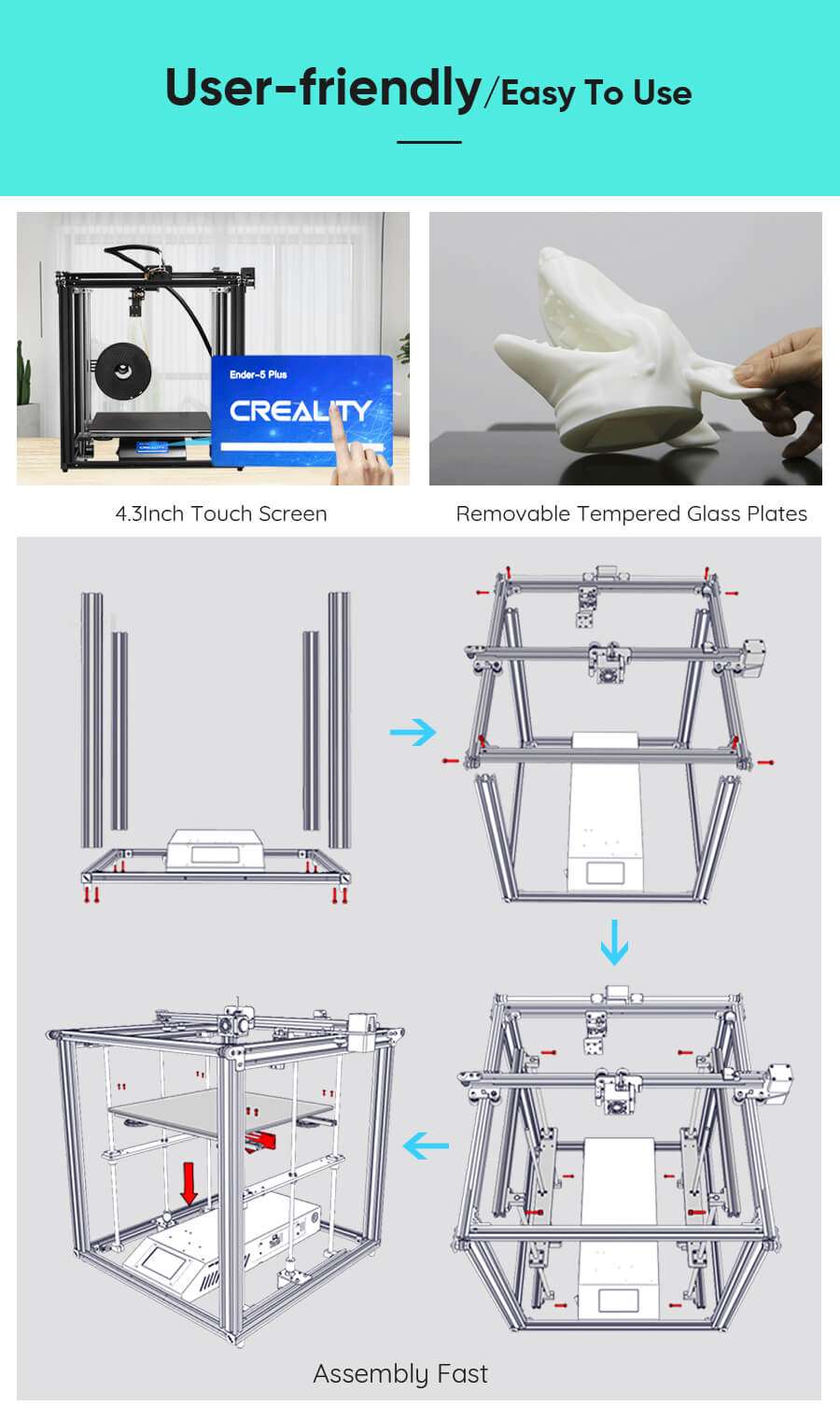 Creality Ender 5 Plus 3D Printer