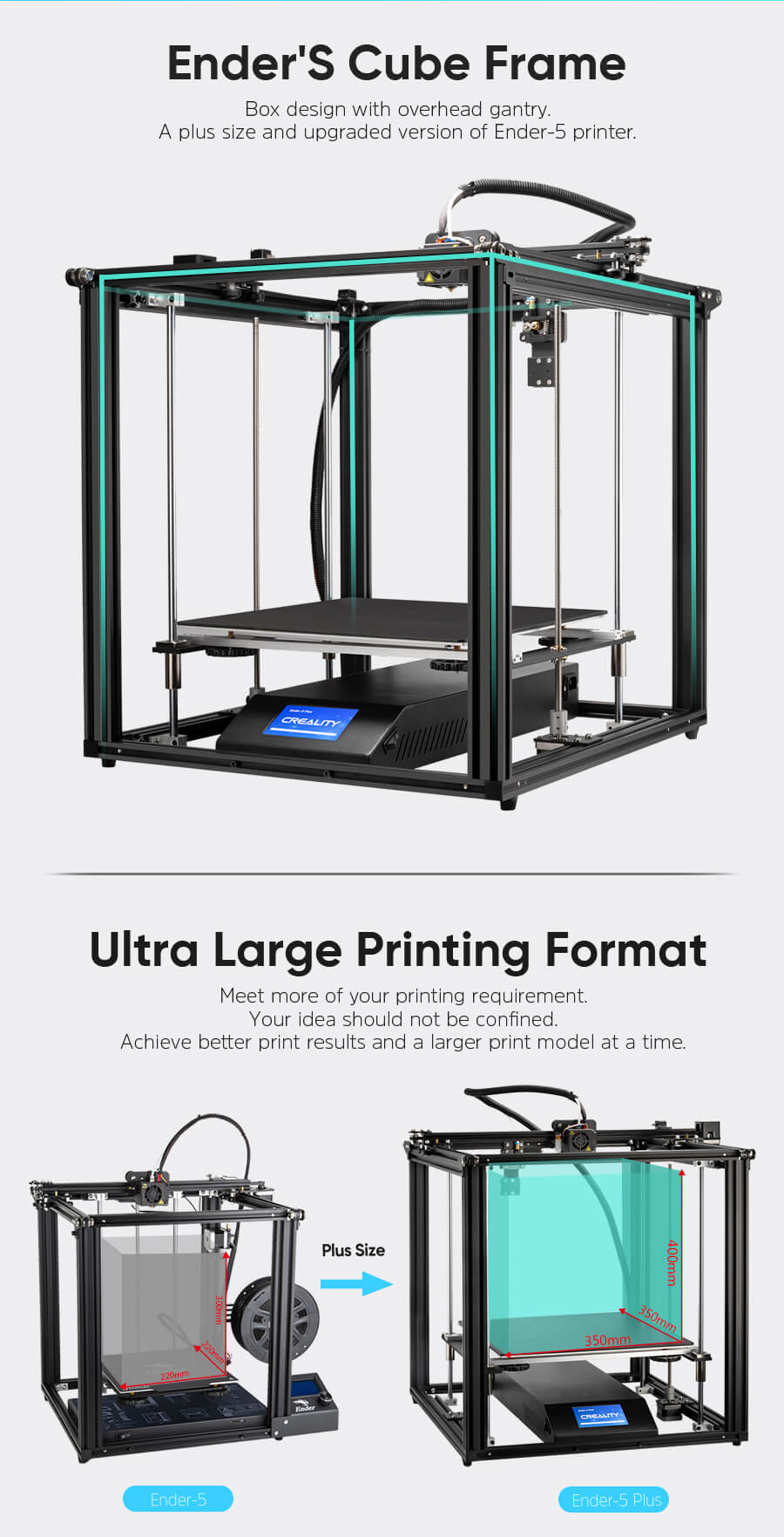 CRIALITY ENDER 5 Plus imprimante 3D