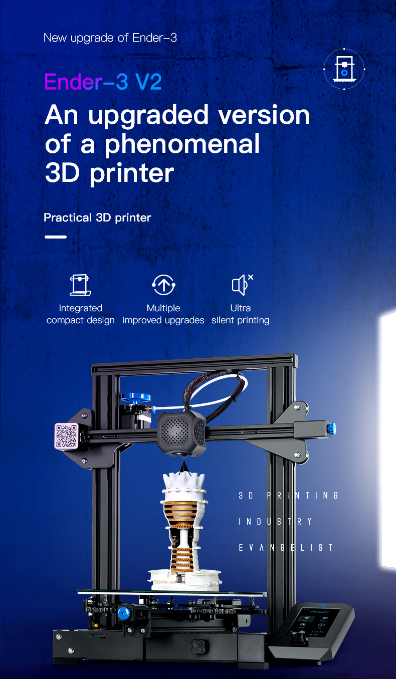 Creality Ender-3 V2 3d printer