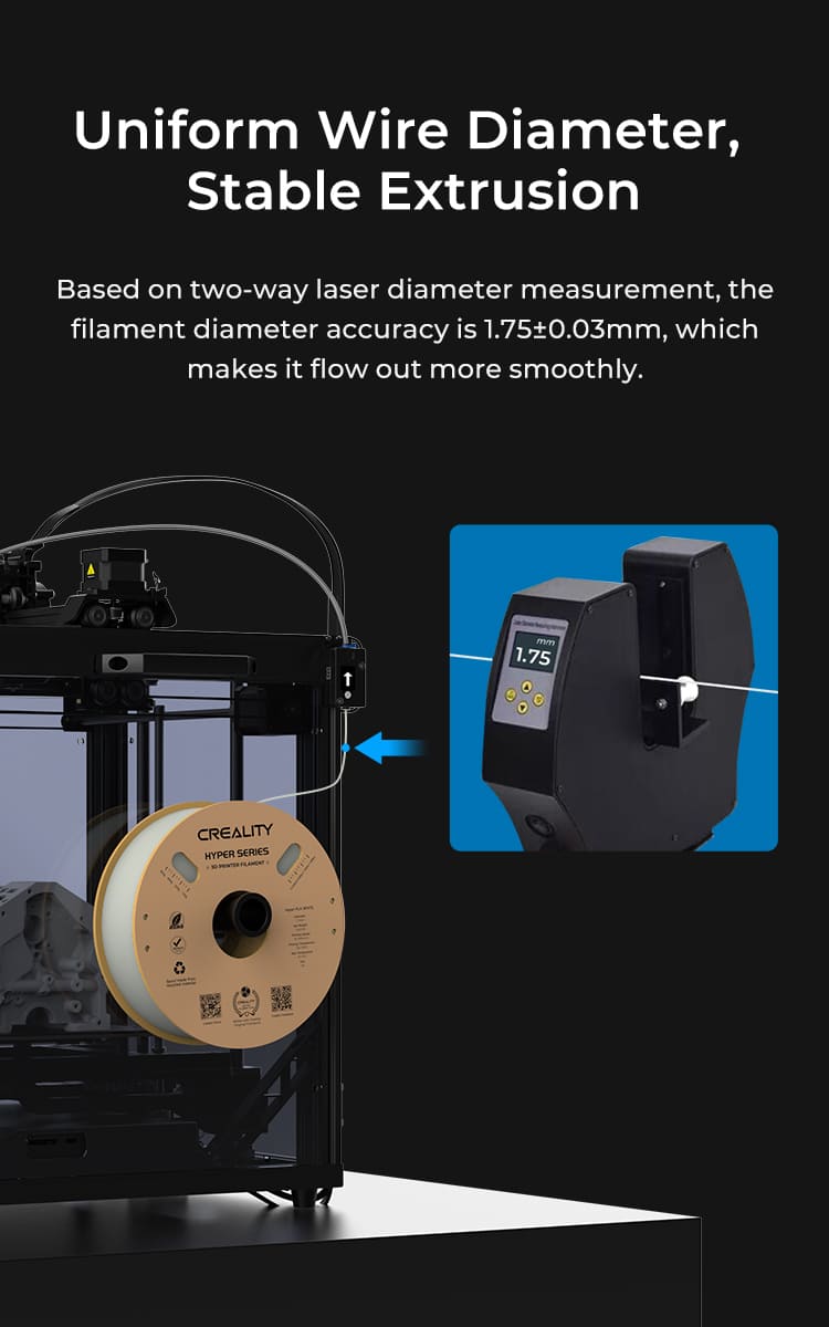 Hyper PLA Filament, High Speed filaments