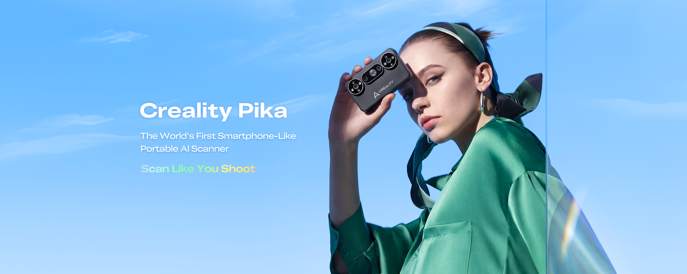 Creality Pika portable AI 3D scanner overview