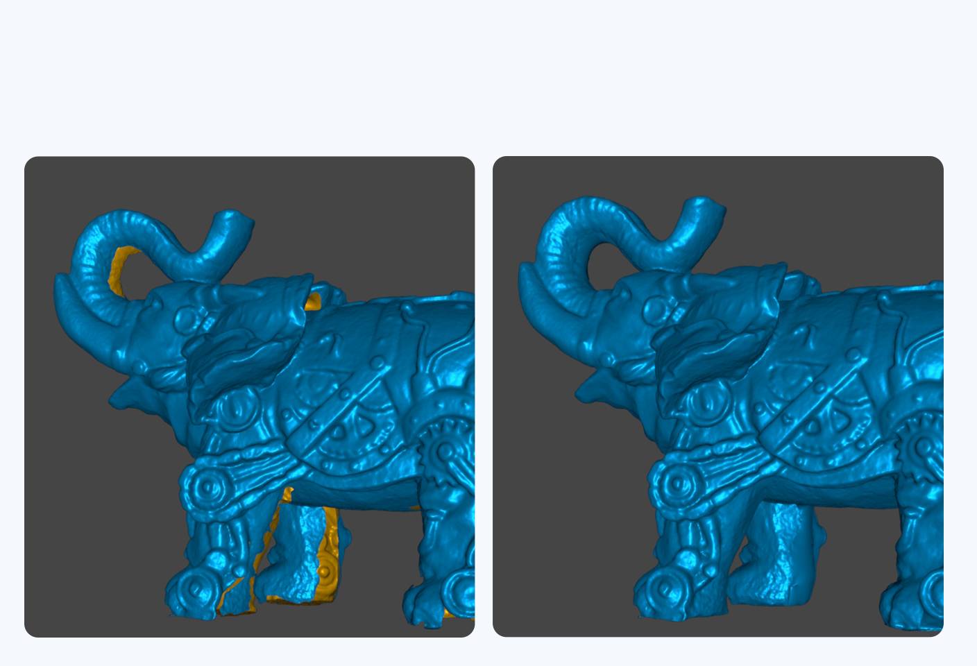 Creality Pika AI body completion for cleaner 3D models