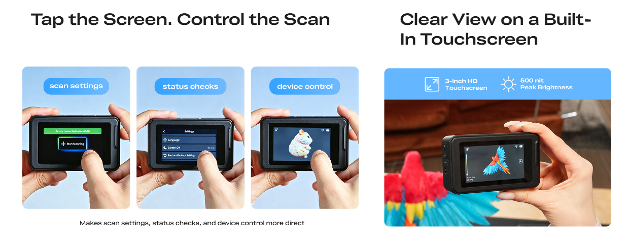 Creality Pika 3D scanner feature