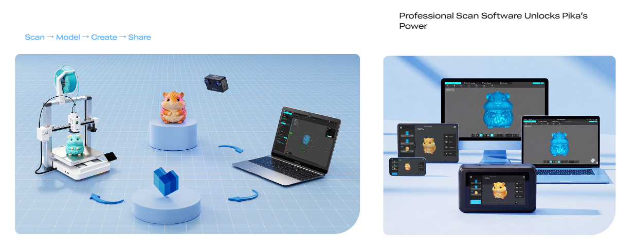 Creality Pika AI 3D model processing